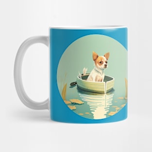 Dog and lake Mug